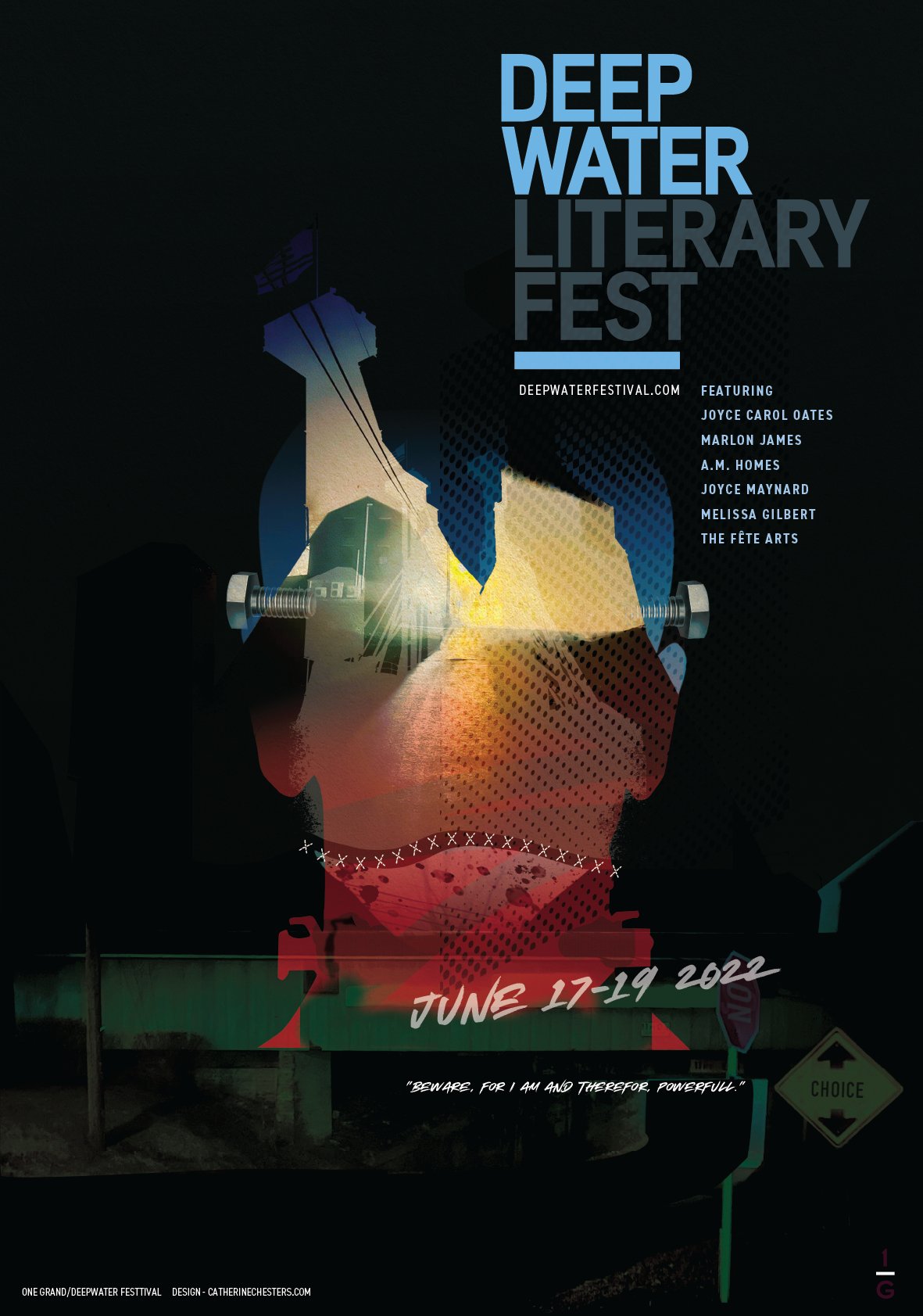 Deep Water Literary Festival — 2019 poster